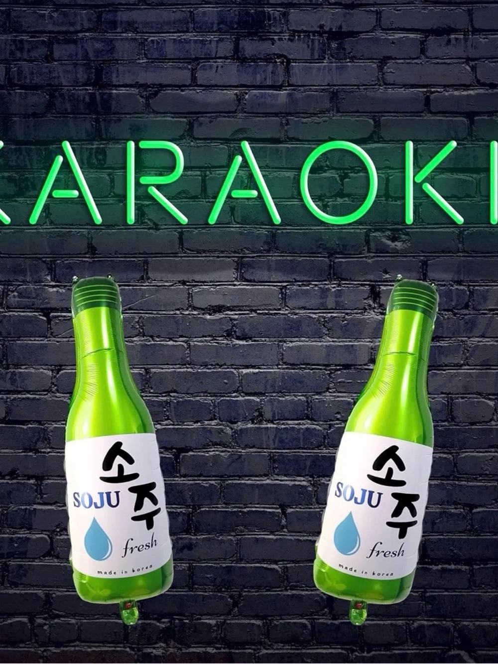 Soju Bottle Party Balloon - $6 each. Have 3….make an offer if buy more than 1.
